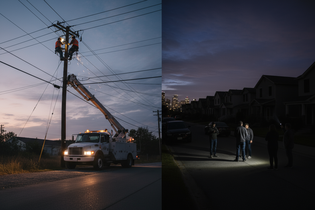 electricity service and power outage